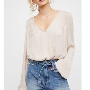 Free People Smockin n Rockin Bodysuit